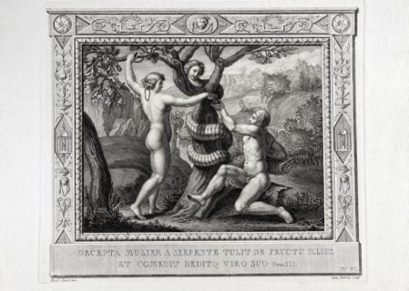 La Genèse, chapitre 3 : Le péché originel, Adam et Eve mangent le fruit défendu