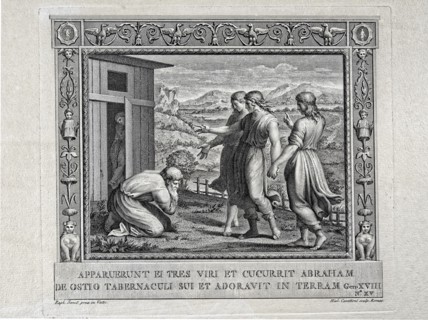 La Genèse, chapitre 18 : Abraham reçoit la visite des trois anges