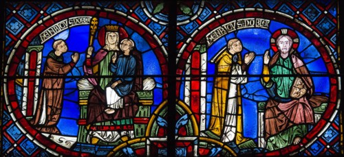 Le chanoine Henri Noblet (vitrail de Chartres)