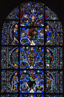 Vitrail de l'Arbre de Jessé (vitrail de Chartres)