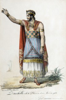 Portrait de Henri-Bernard Dabadie dans le rôle de Pharaon dans "Mosè in Egitto" de Rossini
