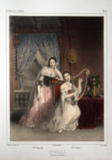 Mlle Méquillen et Mme Stolz dans Otello de Rossini