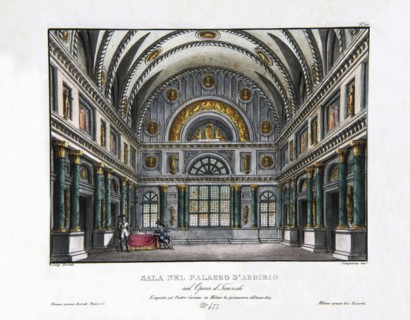 Set design for Rossini's opera ‘Tancredi'