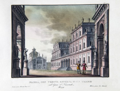 Set design for Rossini's opera ‘Tancredi'