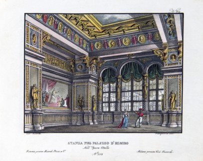 Set design for Rossini's opera ‘Otello