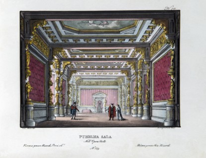 Set design for Rossini's opera ‘Otello