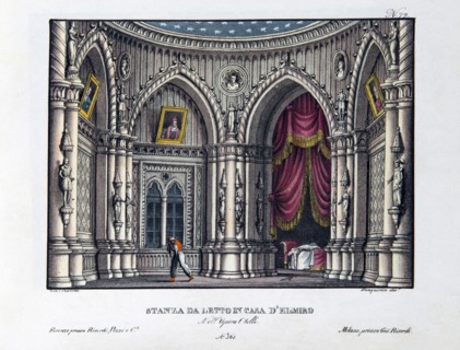 Set design for Rossini's opera ‘Otello