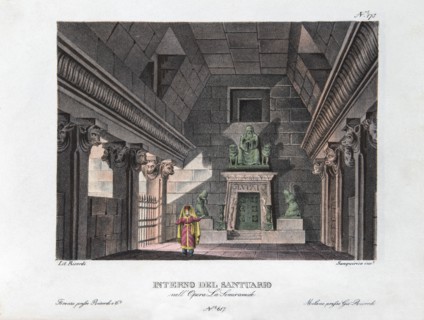 Set design for Rossini's opera ‘Semiramide'