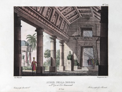 Set design for Rossini's opera ‘Semiramide'