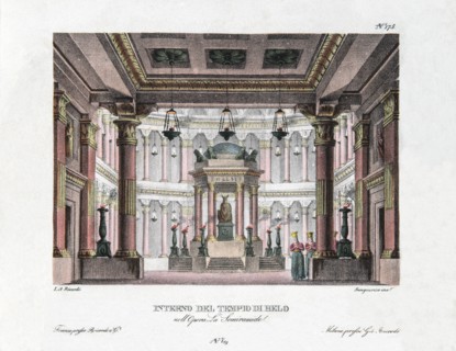 Set design for Rossini's opera ‘Semiramide