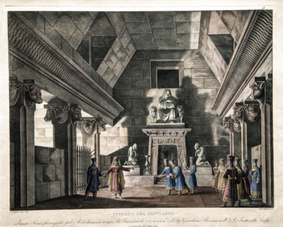 Set design for Rossini's opera ‘Semiramide'