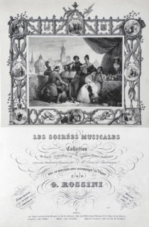 "Les soirées musicales", frontispice