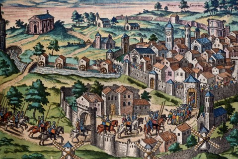 Hogenberg, La Prise de Nîmes, 14-15 novembre 1569