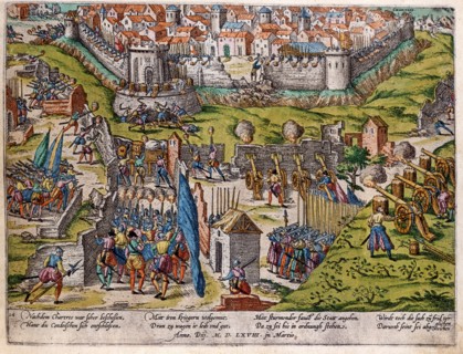 Hogenberg, Le Siège de Chartres, février-mars 1568