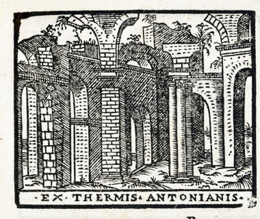 Ex Thermis Antonianis : ruines des Thermes d'Antonin le Pieux à Rome