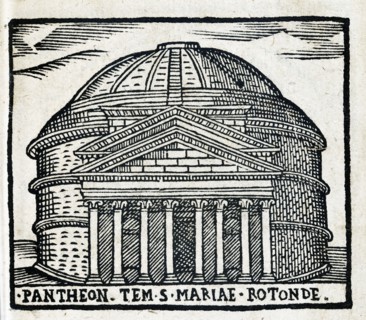 Pantheon Tem. S. Mariae Rotonde : Le Panthéon de Rome