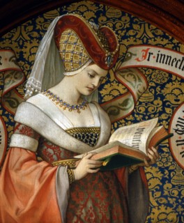 Ferdinand von Piloty, Dame lisant le roman "Tristan et Isolde"