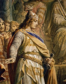 August von Heckel, Le Miracle du Saint Graal (détail)
