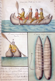 Beauchesne, Les Indiens des mers du sud utilisent des bateaux appelés "balds"