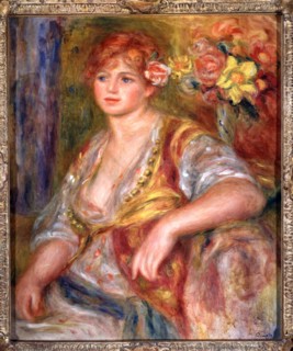 Renoir, Blonde à la rose