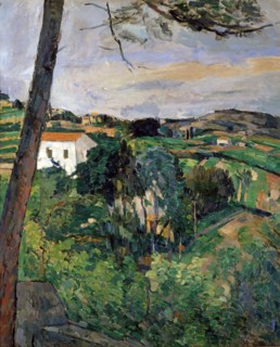 Cézanne, Paysage au toit rouge, ou Le Pin à l'Estaque