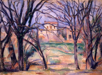Cézanne, Arbres et maisons