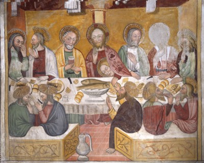 Fresque de la Chapelle Saint-Antoine de Bessans
