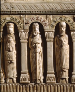 Châsse de l'abbaye de Saint-Yved de Braisne (détail)