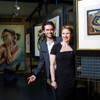 Lucie-Eléonore Riveron et Cédric Melado