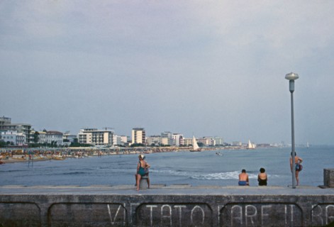View of the Adriatic Sea from Rimini