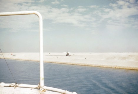 Crossing the Suez Canal, 1958