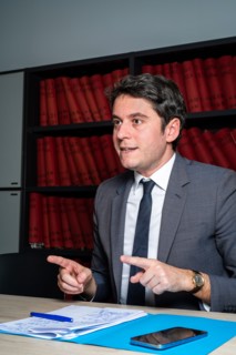 Gabriel Attal, 2023