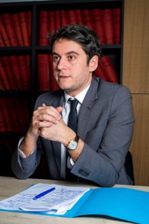 Gabriel Attal, 2023