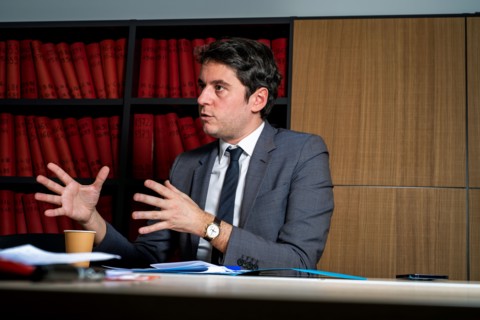 Gabriel Attal, 2023