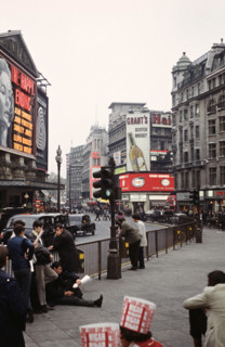 Piccadilly Circus, Londres, 1970