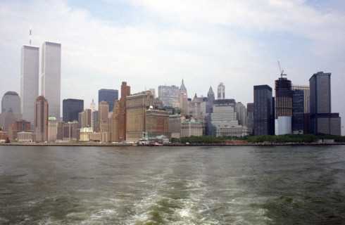 Panoramic view of Lower Manhattan in New York