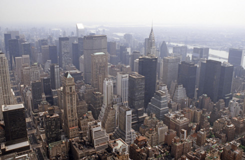 Panoramic view of Manhattan, New York