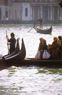 Traversée en traghetto, à Venise