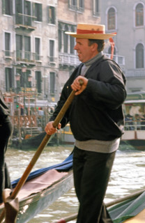 Gondolier à Venise