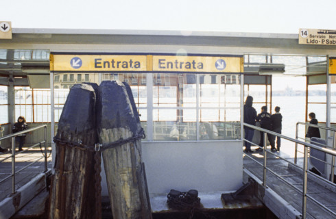 Vaporetto boarding jetty in Venice