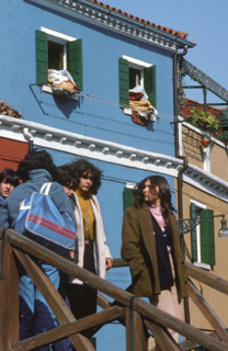 Maison sur l'île de Burano, Venise