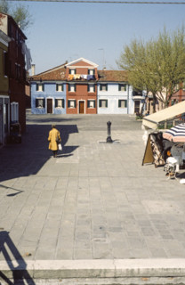 Place Galuppi, sur l'île de Burano, Venise