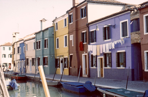 Maisons colorées sur l'île de Burano