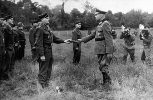 Lorient - reddition allemande, 1945