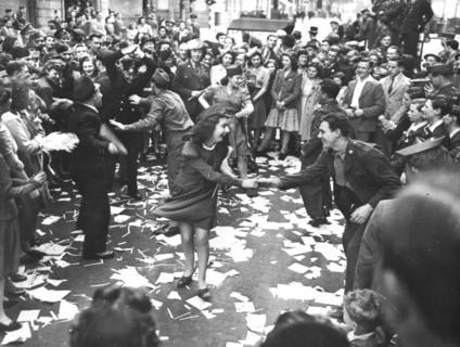 V-E Day in London May 8, 1945