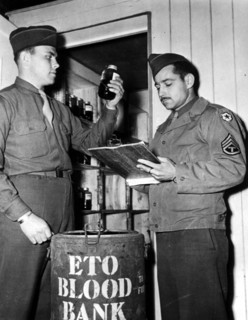 Blood bank, 1944
