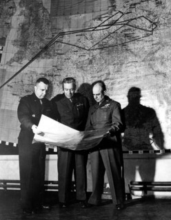 8th U.S Air Force Generals plan attack (1945)
