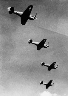 U.S  fighter planes keep vigil in Chinese skies (1944)