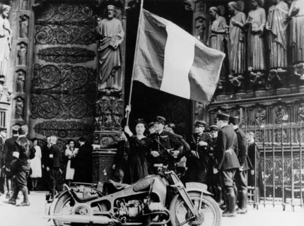 A Notre-Dame, le drapeau de la liberté retrouvée 25 août 1944