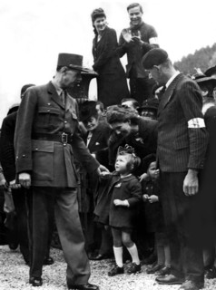 Général de Gaulle à Maiche, automne 1944